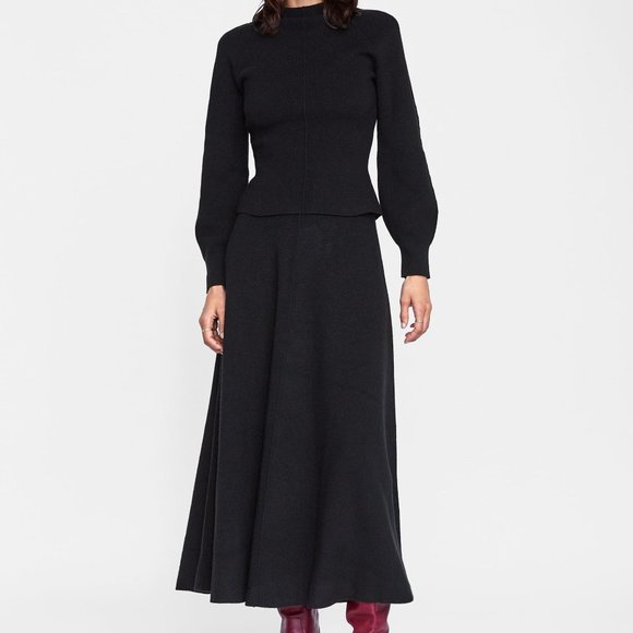 MWT ZARA MINIMAL COLLECTION PUFF SLEEVE SWEATER - Picture 4 of 7